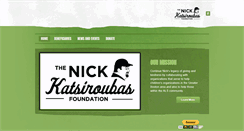 Desktop Screenshot of nickkatsiroubasfoundation.com