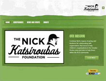 Tablet Screenshot of nickkatsiroubasfoundation.com